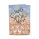 Обкладинка на загранпаспорт, паспорт книжка - Smile Sparkle Shine